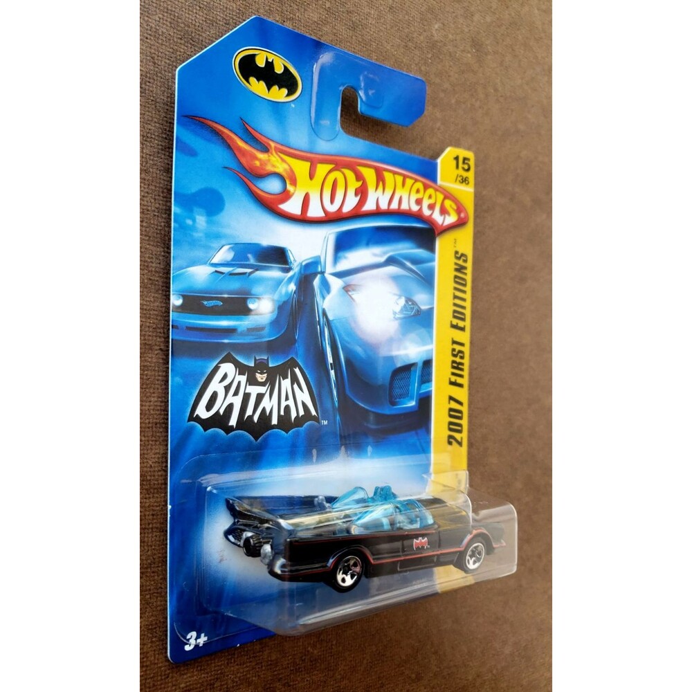 Hot Wheels TV BATMOBILE Black 2007 First Editions 15/36 Honeycomb Grill! LOT X 2 - Picture 4 of 16